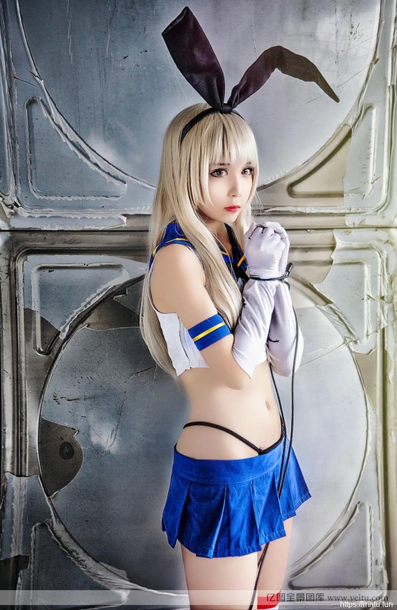 诱惑丝袜cosplay美女舰娘岛风性感cosplay