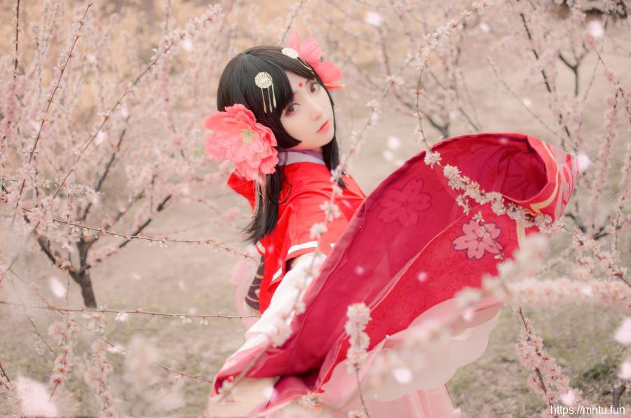 阴阳师樱花妖cosplay写真图片