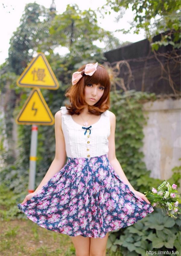 清纯女生写真迷人可爱图片摄影