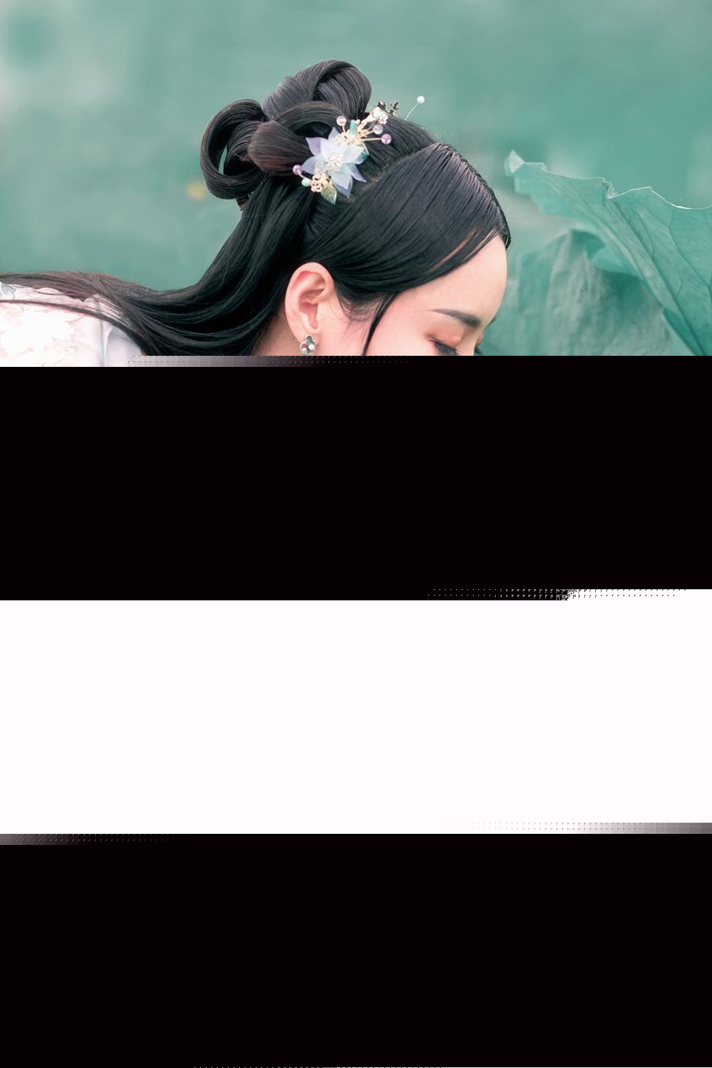 夏日古装美女气质清纯古风摄影图片