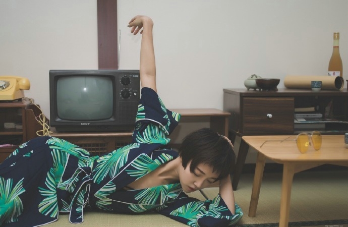 醉意私房的少女浴衣生活忧郁写真