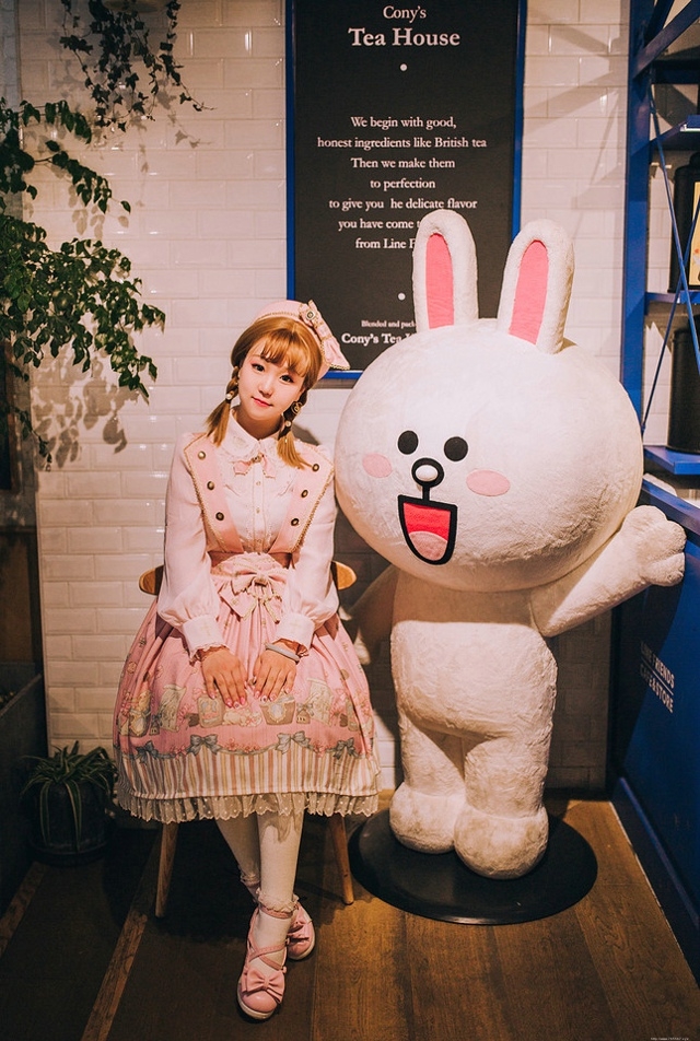 甜美粉嫩洛丽塔少女可爱萌萌