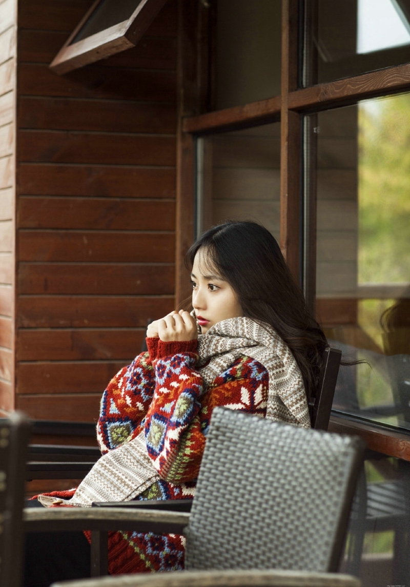 可爱韩系妹子随意表情清纯可人