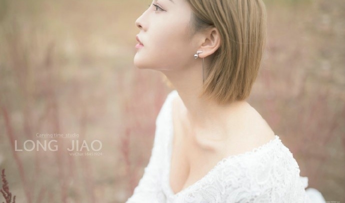 清新唯美短发少女温馨阳光迷人写真