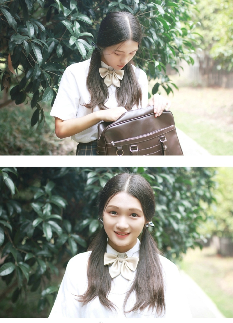 学院风双马尾妹子清纯娇嫩惹人爱