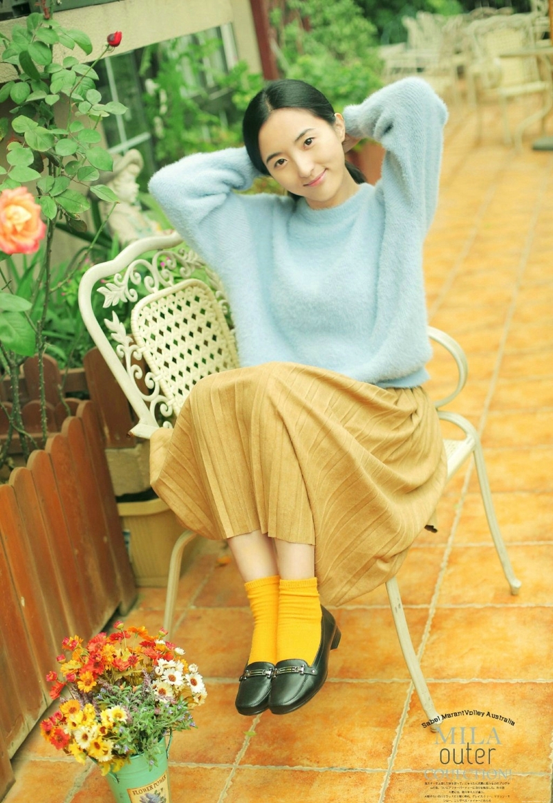 花房素颜森系美女柔嫩娇美写真