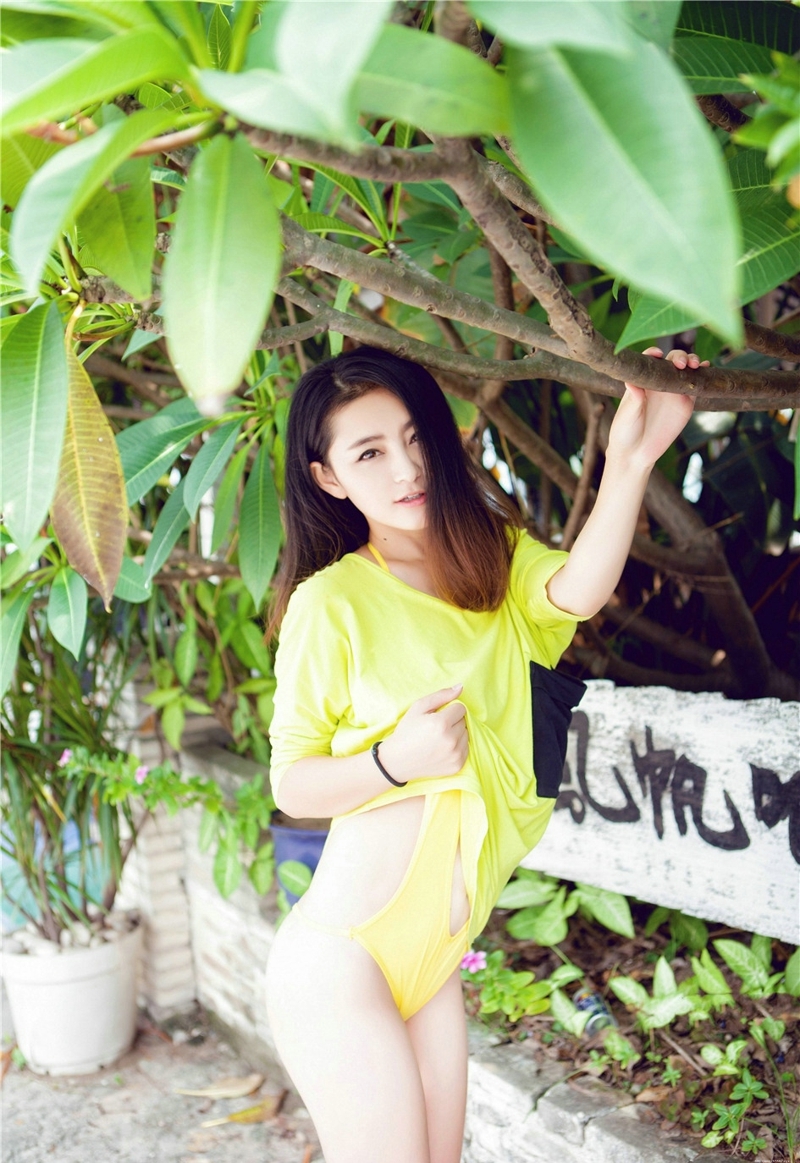 性感大胸美女夏茉迷人诱惑人体艺术写真摄影图