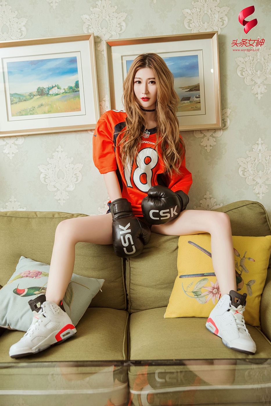 [WordGirls头条女神] 拳击宝贝玄子修长美腿+运动服阳光灿烂写真