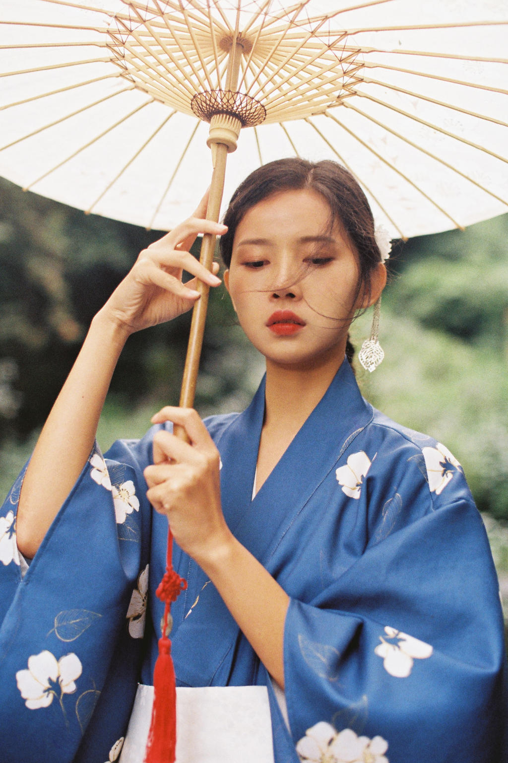 和服美女温婉古风摄影图片