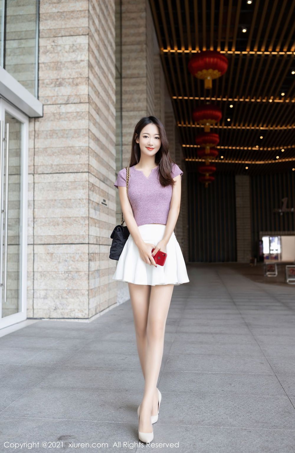 [XiuRen秀人网] 美女模特唐安琪 – 都市风格丝袜美腿人妻娇媚写真 No.3090