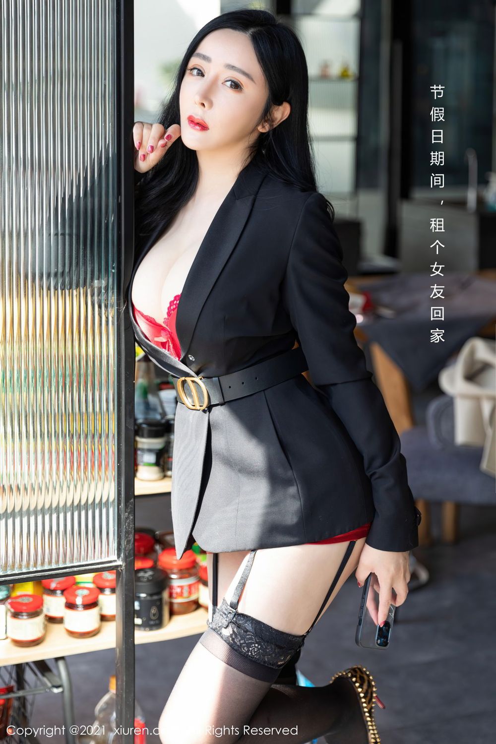 [XiuRen秀人网] 美女模特允爾 – 元宵节租女友回家主题写真 No.3148
