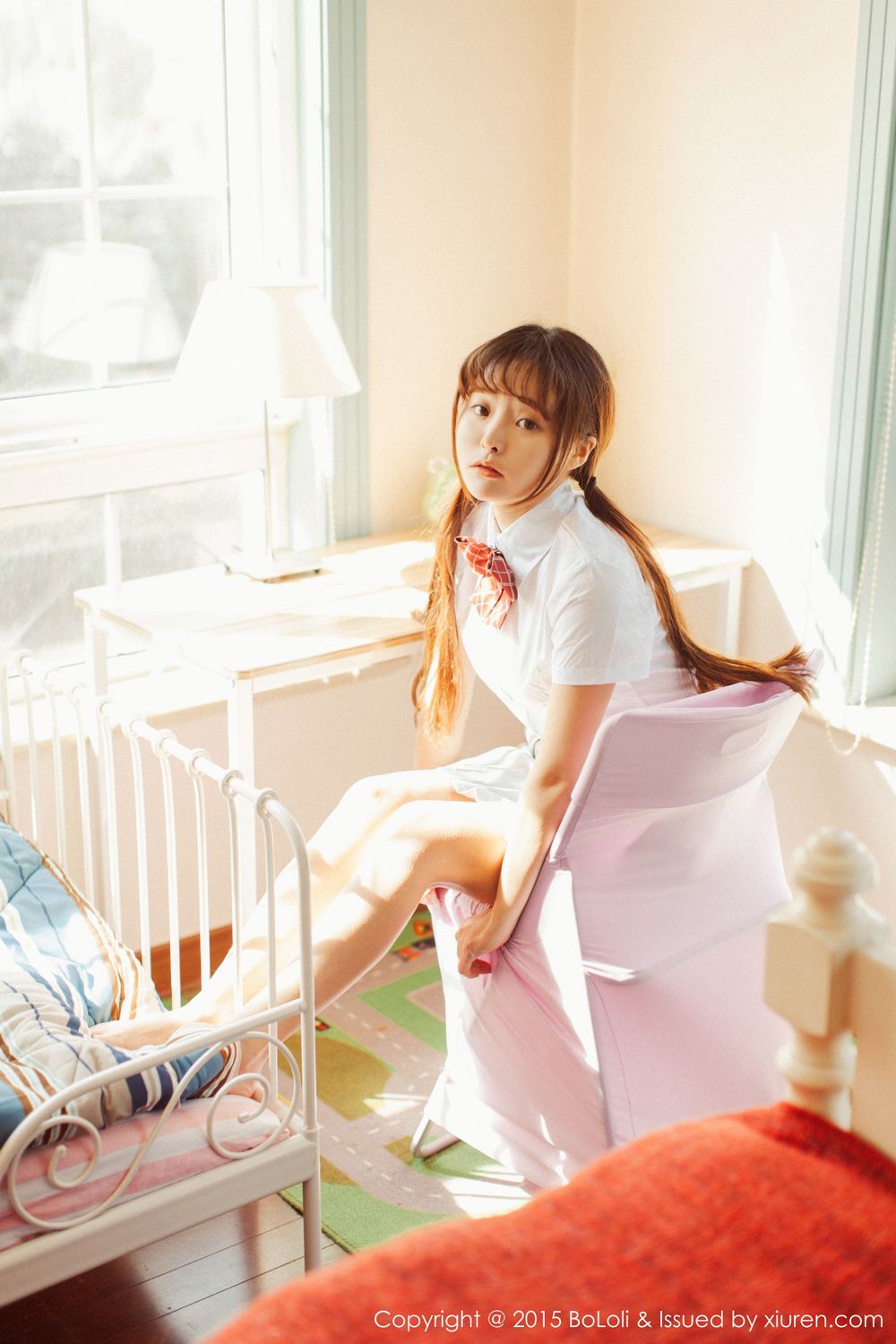 [BoLoli波萝社] 美女模特柳侑绮Sevenbaby – 学生妹日系风味写真 Vol.011