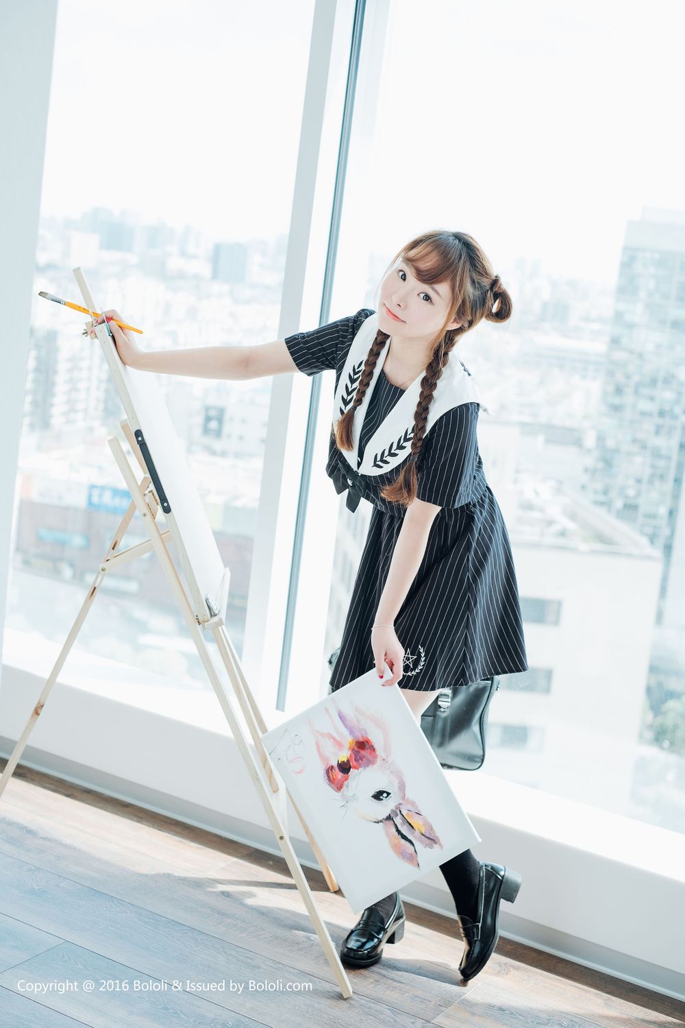 [Kimoe激萌文化] 美女模特柳侑绮/七宝 – 每日一画主题性感写真 KIM017