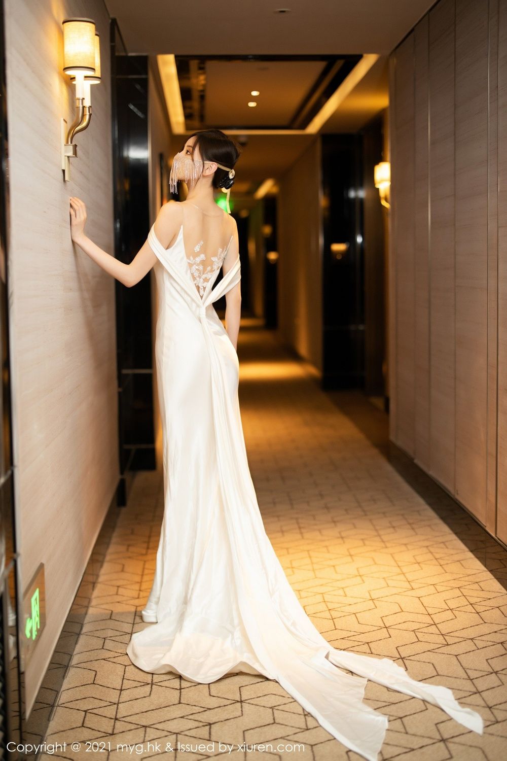 [MyGirl美媛馆] 美女模特小夕juju – 白色新娘+丝袜系列江浙沪旅拍 VOL.552