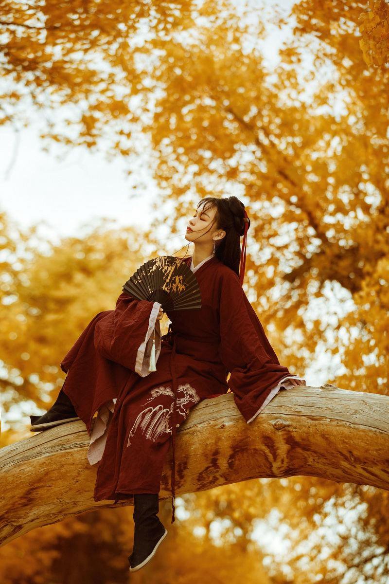 古装美女英姿飒爽唯美古风摄影