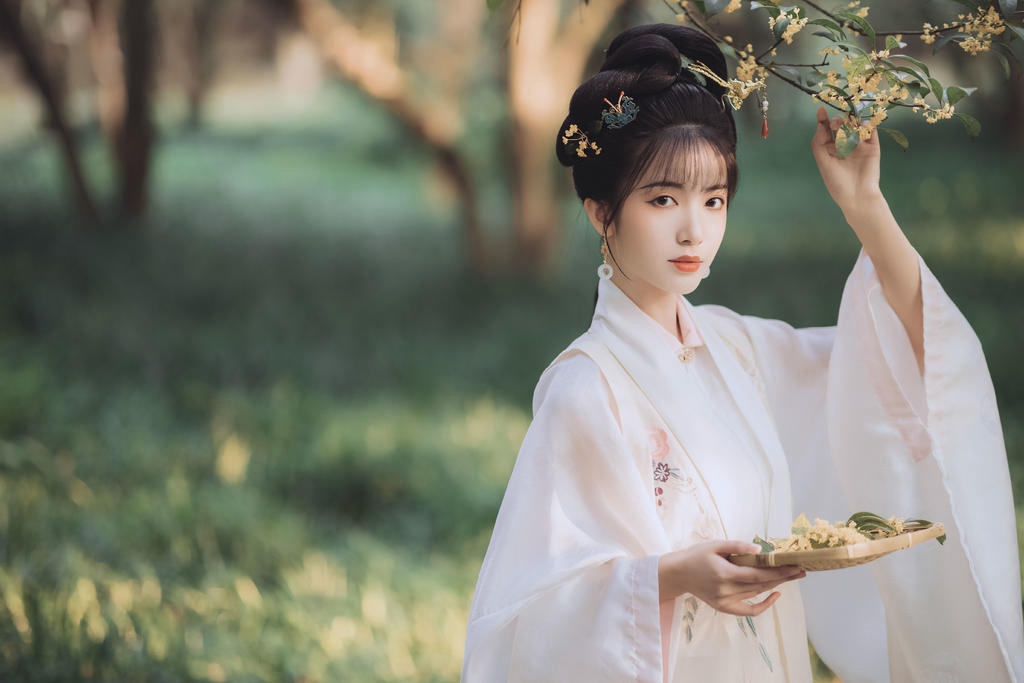 古装美女花容月貌清新脱俗图片