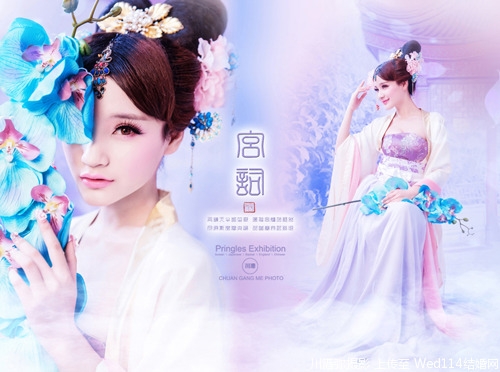 汉服少女美若天仙唯美古风摄影